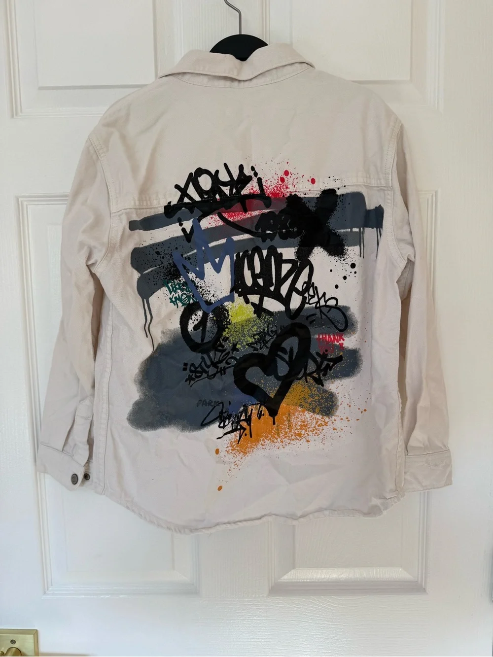 New without tags Zara Kids Denim Jacket (Size 10/140cm) – Graffiti Street Art De